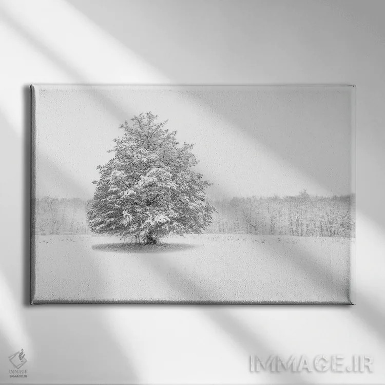 تابلو استوار ایستاده اثر دیوید گارباورر - نمای روبهرو روی دیوار