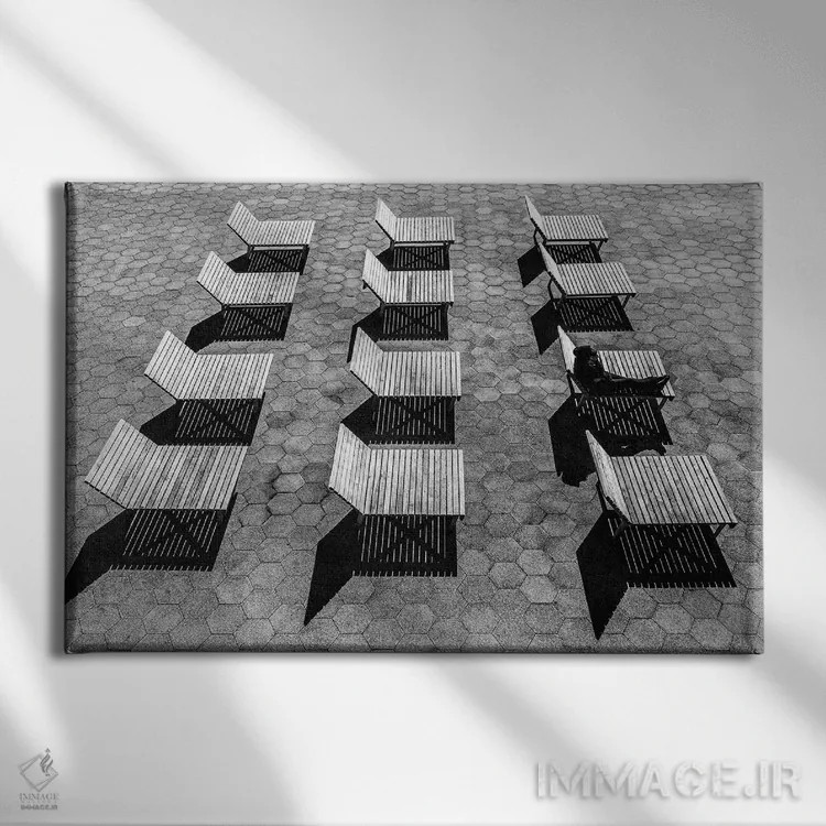 تابلو سیزده (یک دوجین نانوایی) اثر دیوید گارباورر - نمای روبهرو روی دیوار