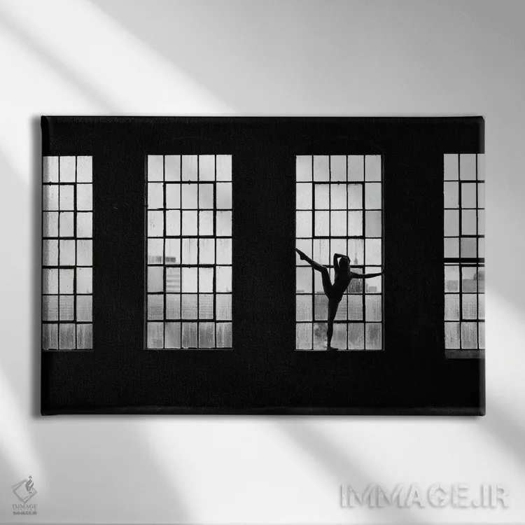 تابلو ژست رقصنده اثر دیوید گارباورر - نمای روبهرو روی دیوار