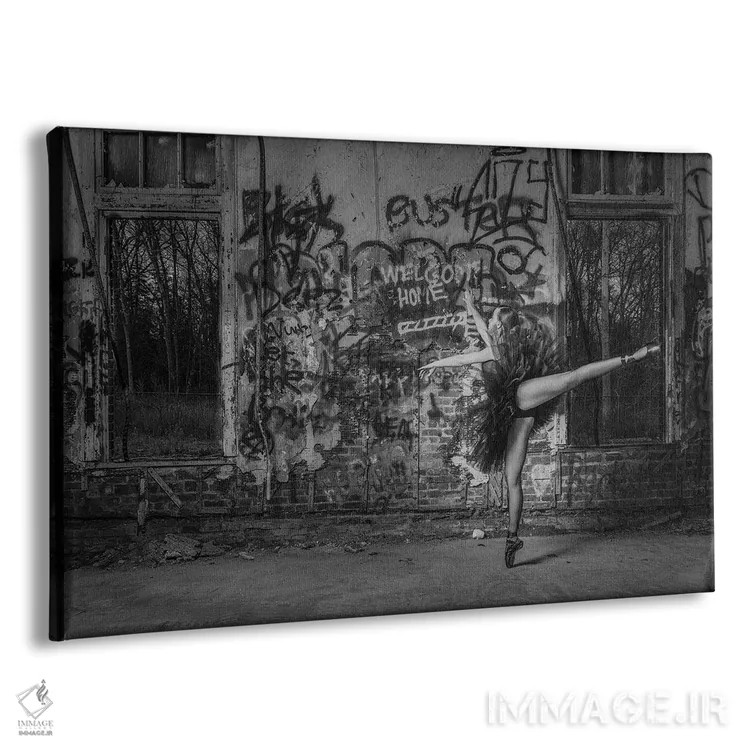 تابلو هنرمند گرافیتی ۲ اثر دیوید گارباورر - نمای پرسپکتیو محصول