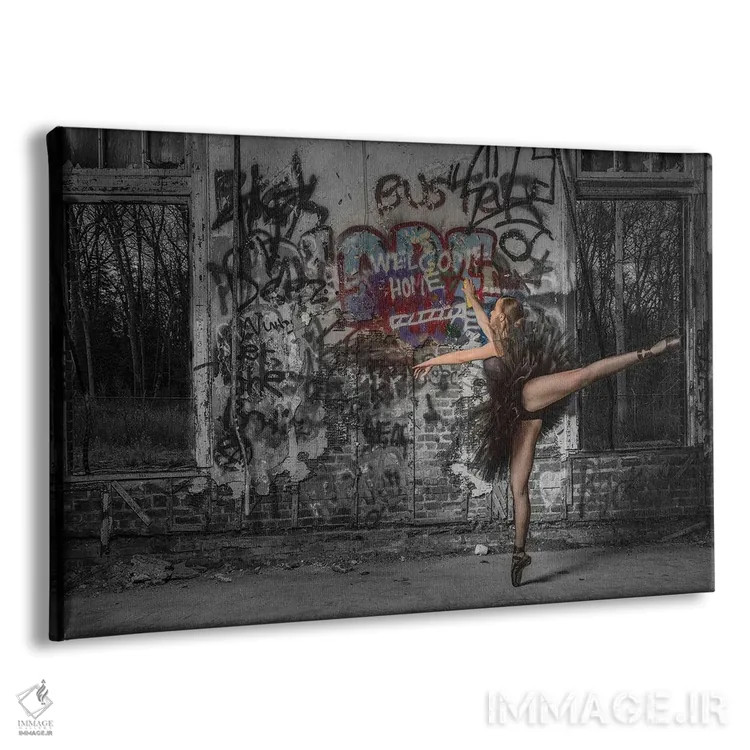 تابلو هنرمند گرافیتی اثر دیوید گارباورر - نمای پرسپکتیو محصول