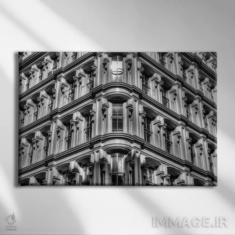 تابلو الگوهای نیویورک اثر دیوید گارباورر - نمای روبهرو روی دیوار