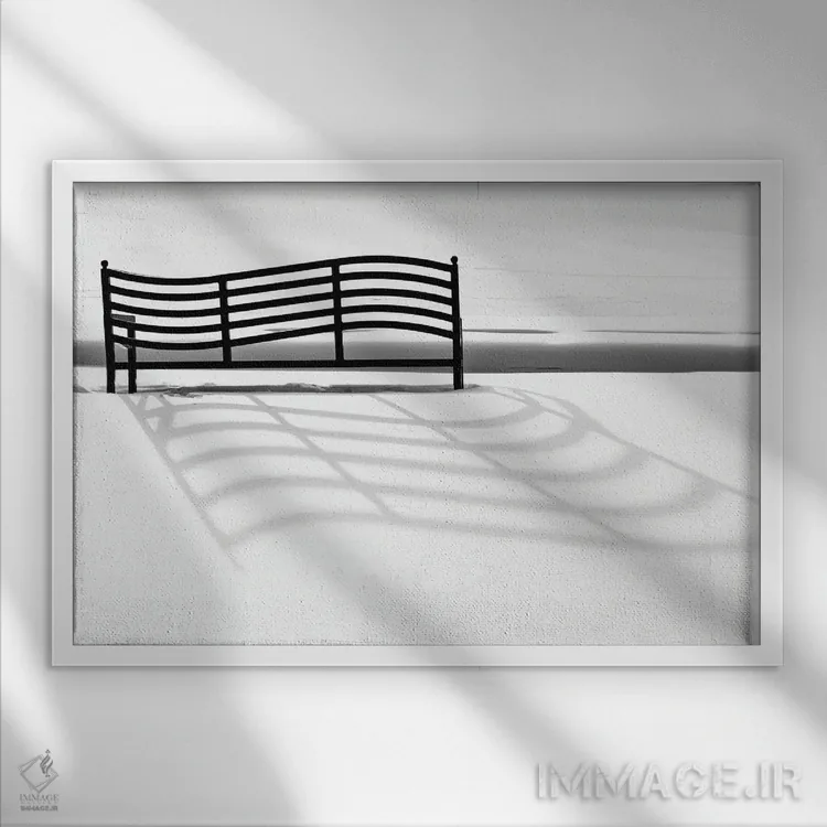 تابلو صفحهٔ موسیقی (نت موسیقی) اثر دیوید گارباورر - نمای قابدار سفید