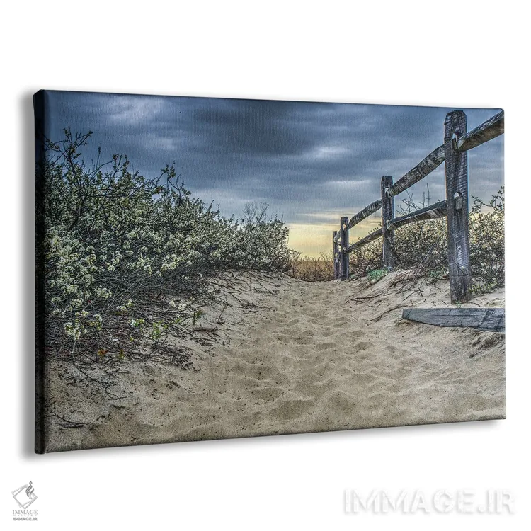 تابلو مسیر ساحلی اثر دیوید گارباورر - نمای پرسپکتیو محصول