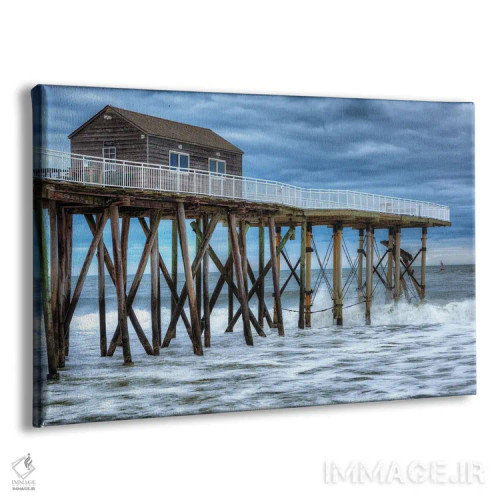 تابلو اسکلهی بلمار اثر دیوید گارباورر - نمای پرسپکتیو محصول