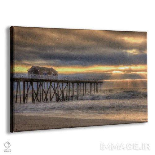 تابلو اشعههای بلمار (پرتوهای نور) اثر دیوید گارباورر - نمای پرسپکتیو محصول