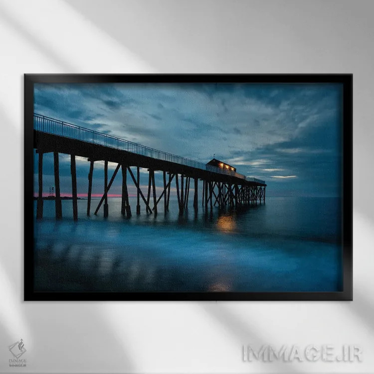 تابلو بلمار، نیوجرسی اثر دیوید گارباورر - نمای قابدار مشکی