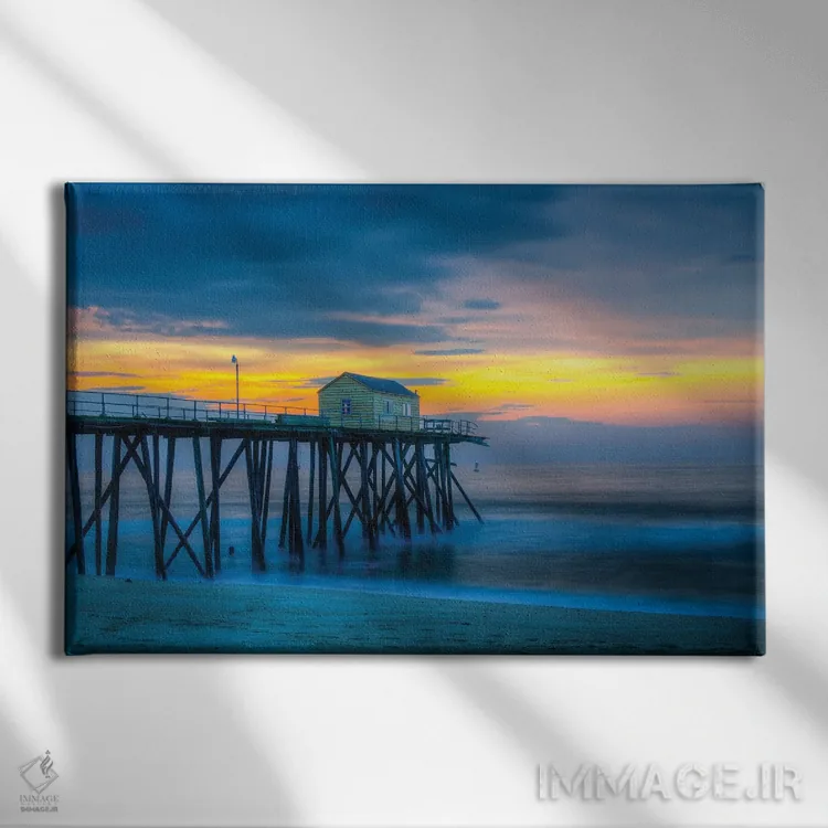 تابلو طلوع بلمار اثر دیوید گارباورر - نمای روبهرو روی دیوار