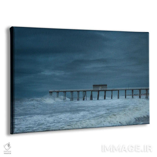 تابلو اسکلهٔ آبی اثر دیوید گارباورر - نمای پرسپکتیو محصول