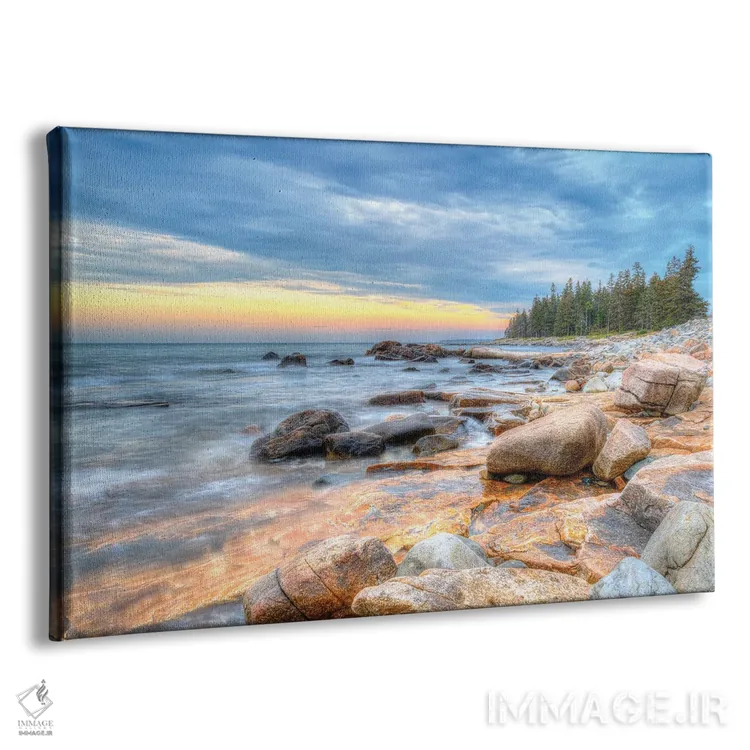 تابلو سواحل مین (ایالت مین) اثر دیوید گارباورر - نمای پرسپکتیو محصول