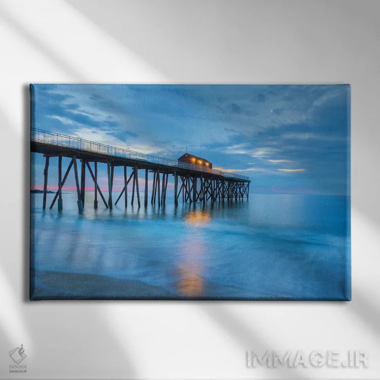 تابلو صبح جرزی (انگلستان) اثر دیوید گارباورر - نمای روبهرو روی دیوار