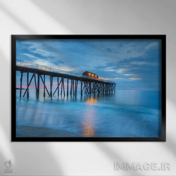 تابلو صبح جرزی (انگلستان) اثر دیوید گارباورر - نمای قابدار مشکی