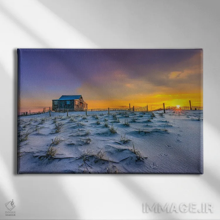 تابلو طلوع داوران اثر دیوید گارباورر - نمای روبهرو روی دیوار