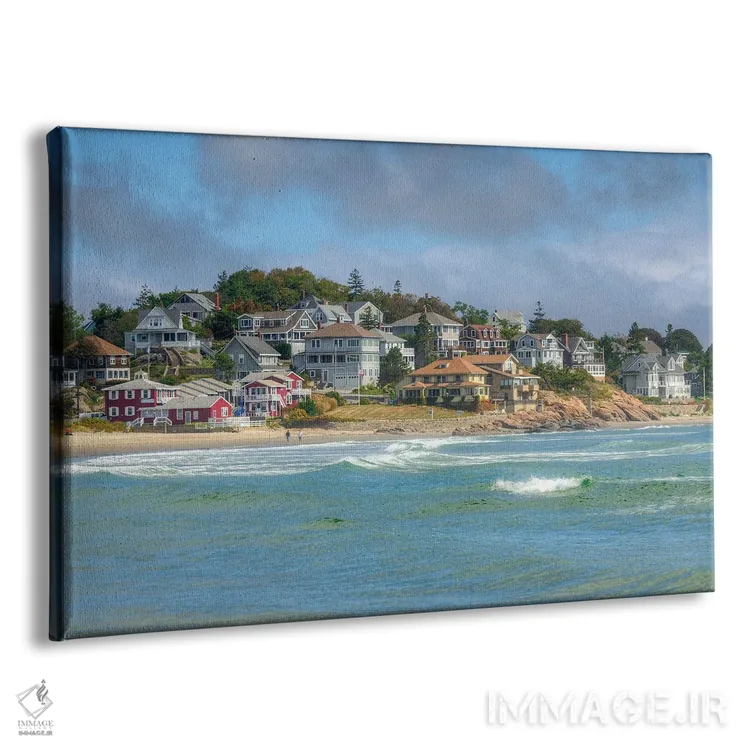 تابلو ساحل نیو انگلند (آمریکا) اثر دیوید گارباورر - نمای پرسپکتیو محصول