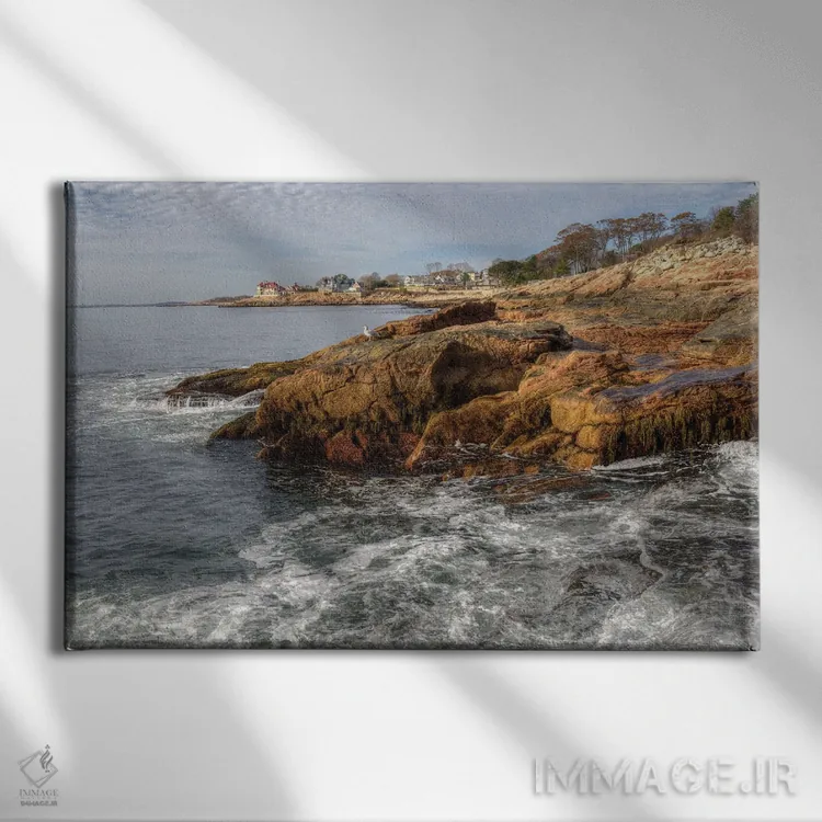 تابلو سنگها به طور انبوه اثر دیوید گارباورر - نمای روبهرو روی دیوار