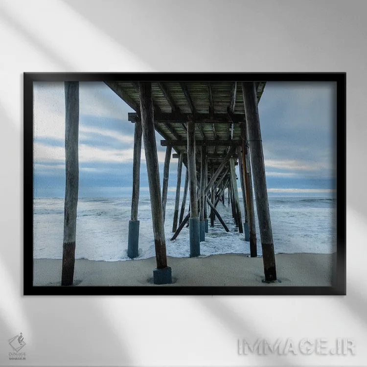 تابلو در زیر اثر دیوید گارباورر - نمای قابدار مشکی