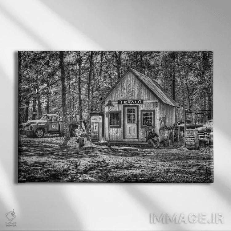تابلو بدون مشتری اثر دیوید گارباورر - نمای روبهرو روی دیوار