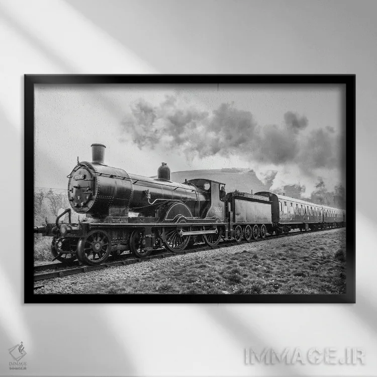 تابلو عصر از دست رفته اثر دیوید گارباورر - نمای قابدار مشکی