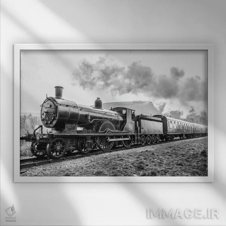 تابلو عصر از دست رفته اثر دیوید گارباورر - نمای قابدار سفید