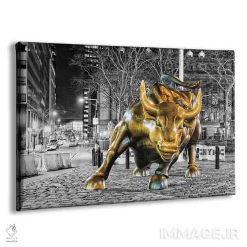 تابلو گاو نر عصبانی اثر دیوید گارباورر - نمای پرسپکتیو محصول