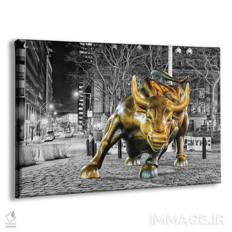 تابلو گاو نر عصبانی اثر دیوید گارباورر - نمای پرسپکتیو محصول
