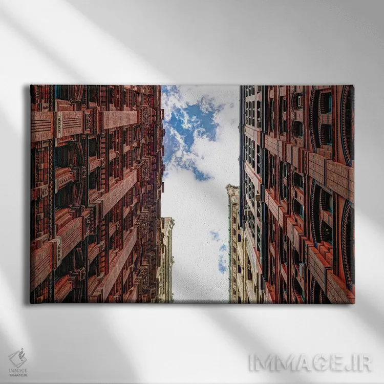 تابلو در تنگنا ۲ اثر دیوید گارباورر - نمای روبهرو روی دیوار