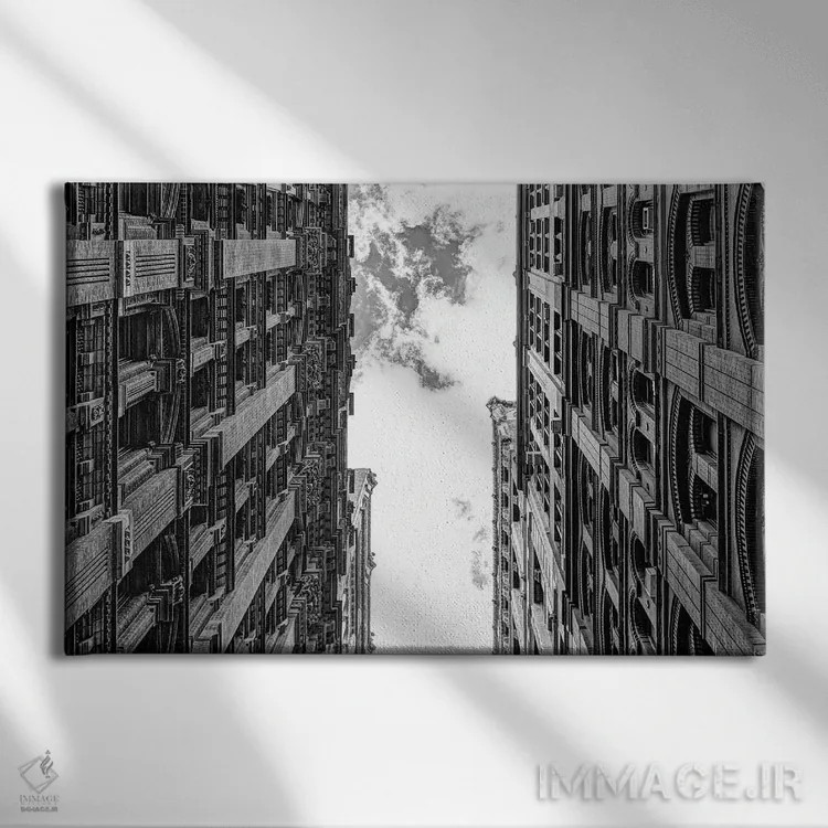 تابلو در تنگنا اثر دیوید گارباورر - نمای روبهرو روی دیوار