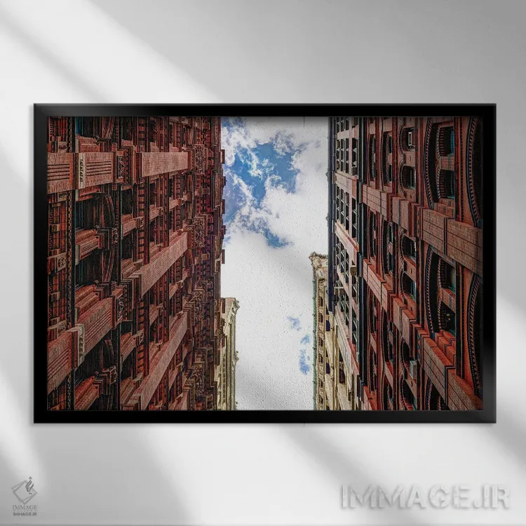 تابلو در تنگنا ۲ اثر دیوید گارباورر - نمای قابدار مشکی