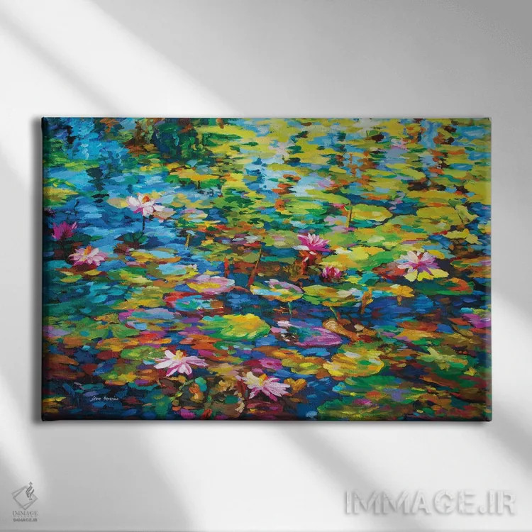 تابلو انرژی، رایحه و رنگ اثر لئون دوونیس - نمای روبهرو روی دیوار