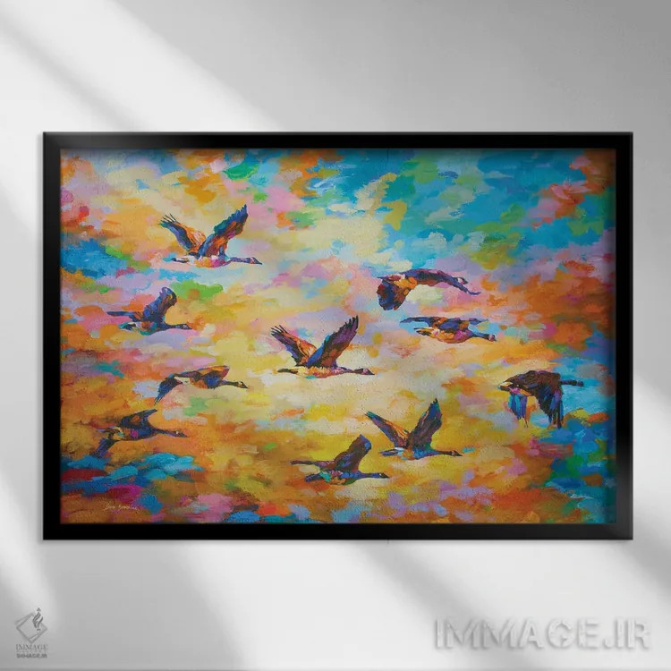 تابلو به سوی مقصد ۲ اثر لئون دوونیس - نمای قابدار مشکی