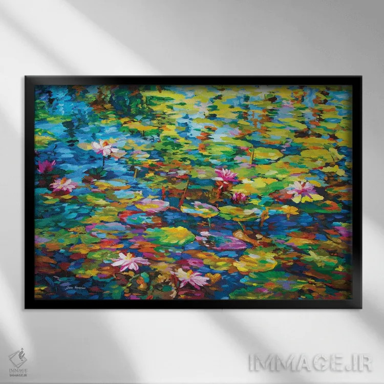 تابلو انرژی، رایحه و رنگ اثر لئون دوونیس - نمای قابدار مشکی