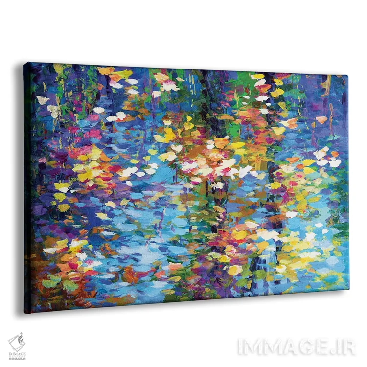 تابلو بازتابهای پاییزی ۱ اثر لئون دوونیس - نمای پرسپکتیو محصول