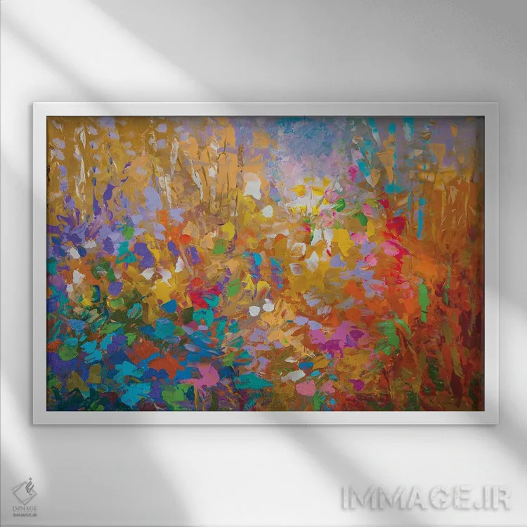 تابلو انرژی و سرزندگی اثر لئون دوونیس - نمای قابدار سفید