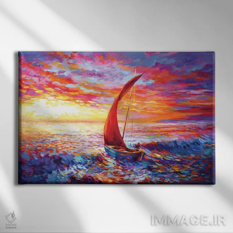 تابلو سفر به قلب ۲ اثر لئون دوونیس - نمای روبهرو روی دیوار