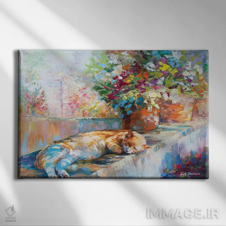 تابلو فلیکس رئیس (نام/لقب) اثر لئون دوونیس - نمای روبهرو روی دیوار