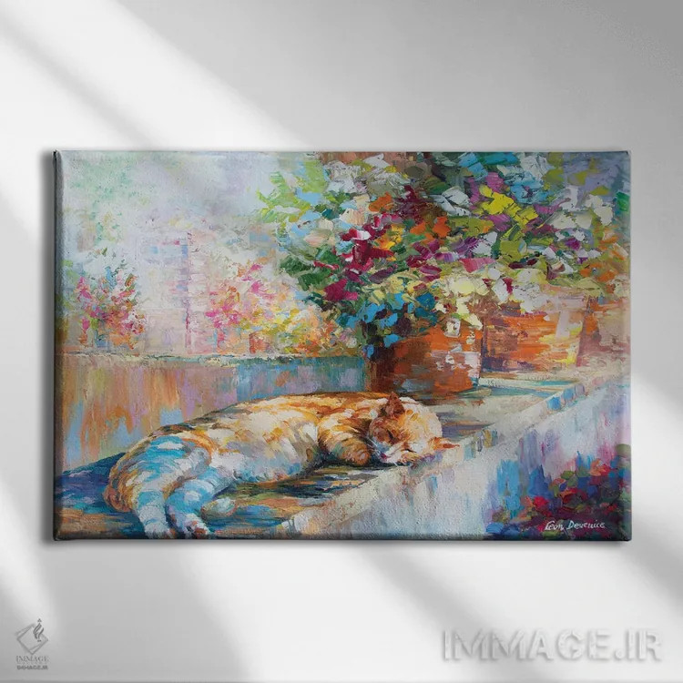 تابلو فلیکس رئیس (نام/لقب) اثر لئون دوونیس - نمای روبهرو روی دیوار