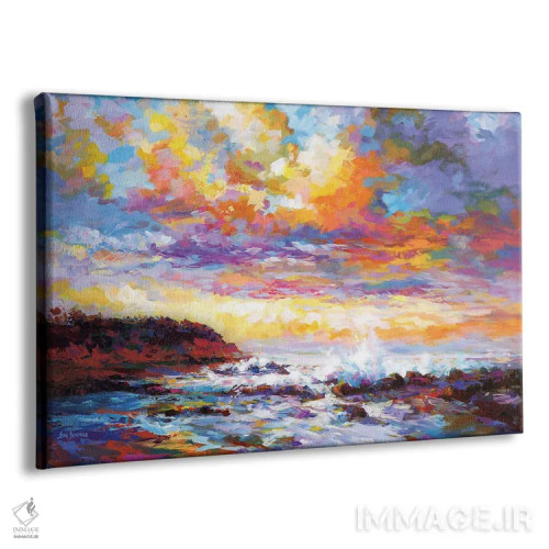 تابلو ساحل اقیانوس اثر لئون دوونیس - نمای پرسپکتیو محصول