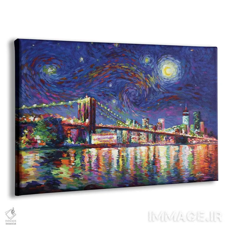 تابلو ون گوگ قطعاً پل بروکلین را دوست میداشت اثر لئون دوونیس - نمای پرسپکتیو محصول