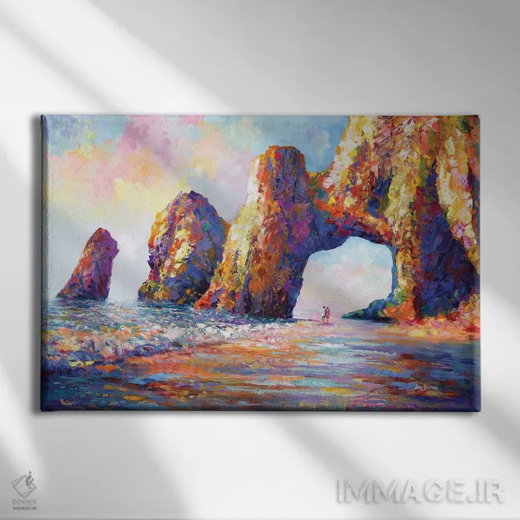 تابلو خاطرات در طاق کابو سن لوکاس ۲ اثر لئون دوونیس - نمای روبهرو روی دیوار