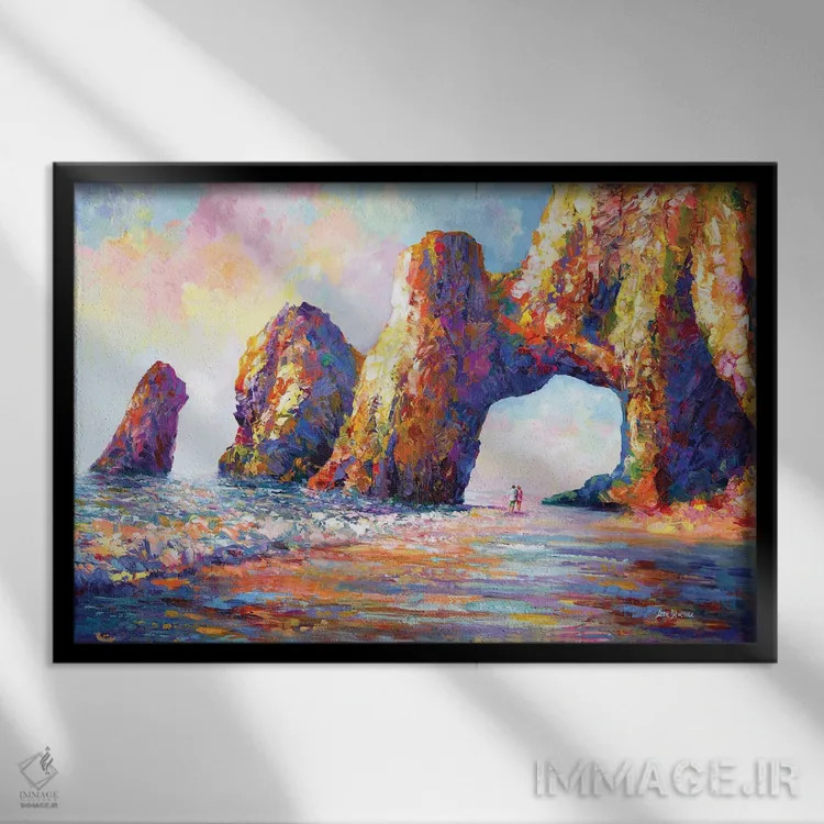 تابلو خاطرات در طاق کابو سن لوکاس ۲ اثر لئون دوونیس - نمای قابدار مشکی