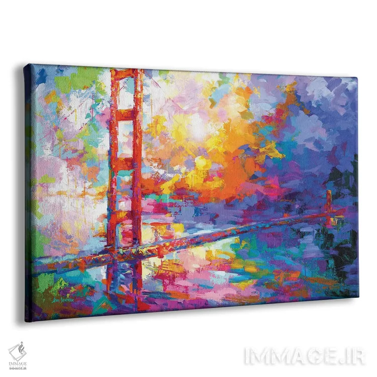 تابلو San Francisco, California II,پل گلدن گیت، سان فرانسیسکو، کالیفرنیا ۲ اثر لئون دوونیس - نمای پرسپکتیو محصول