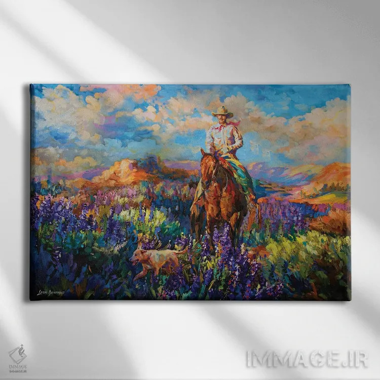 تابلو روح آزاد اثر لئون دوونیس - نمای روبهرو روی دیوار