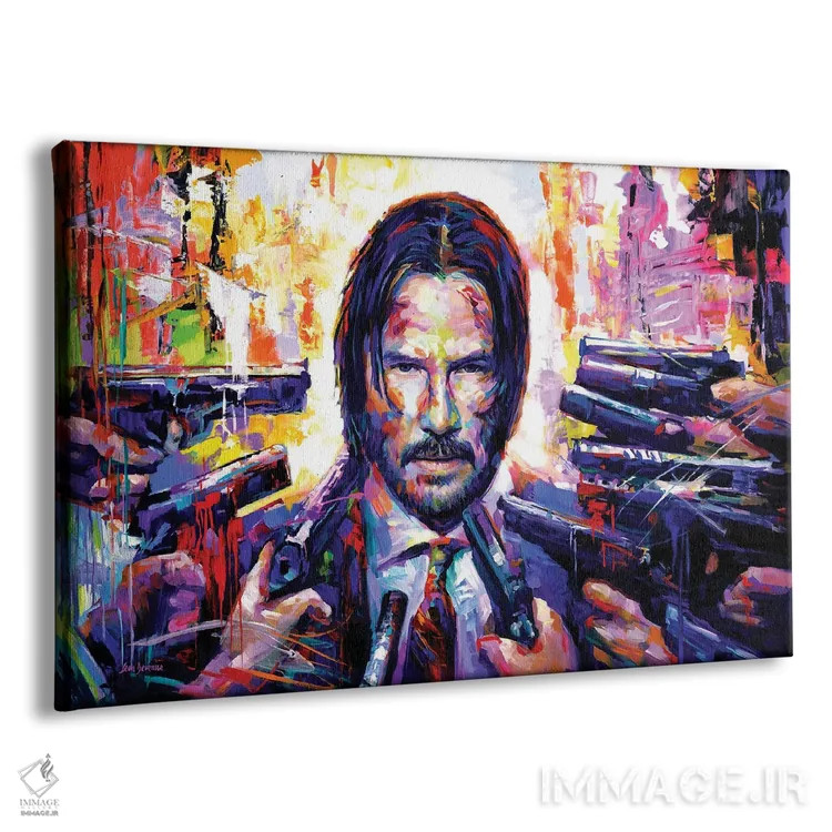 تابلو جان ویک اثر لئون دوونیس - نمای پرسپکتیو محصول