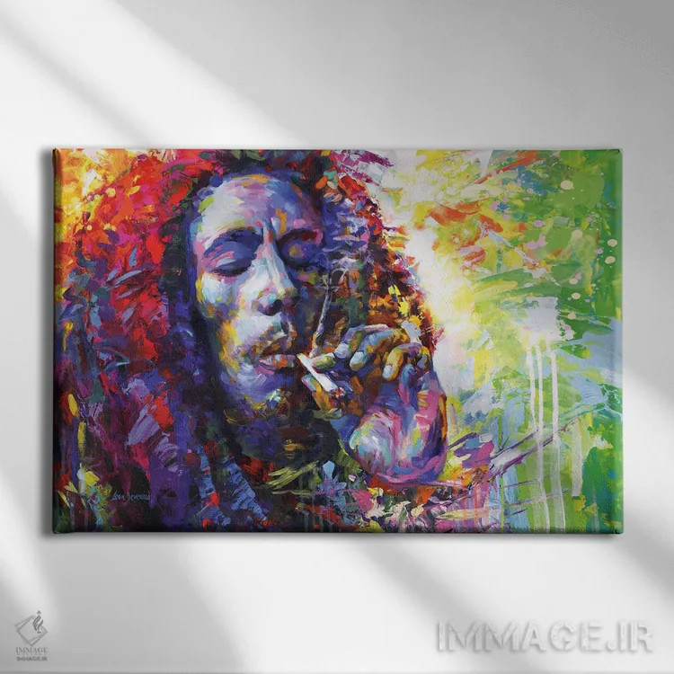 تابلو باب مارلی ۲ اثر لئون دوونیس - نمای روبهرو روی دیوار
