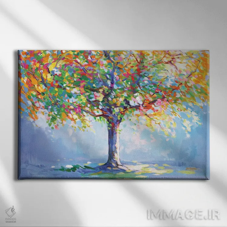 تابلو درخت امید اثر لئون دوونیس - نمای روبهرو روی دیوار