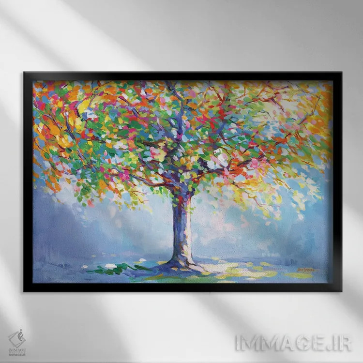 تابلو درخت امید اثر لئون دوونیس - نمای قابدار مشکی