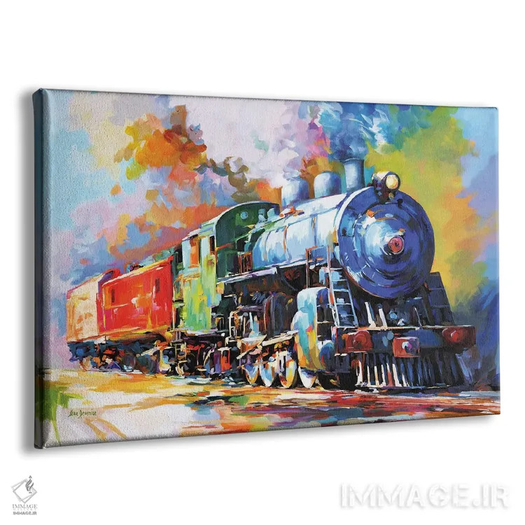 تابلو آخرین قطار اثر لئون دوونیس - نمای پرسپکتیو محصول