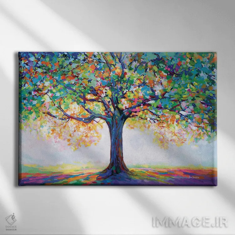 تابلو درخت فرصت اثر لئون دوونیس - نمای روبهرو روی دیوار