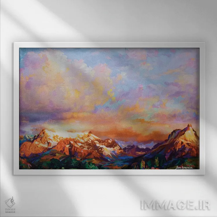 تابلو جذابیت صبحگاهی اثر لئون دوونیس - نمای قابدار سفید