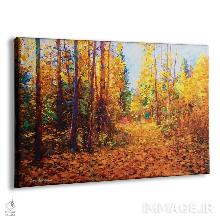 تابلو عشقبازی جنگل اثر لئون دوونیس - نمای پرسپکتیو محصول